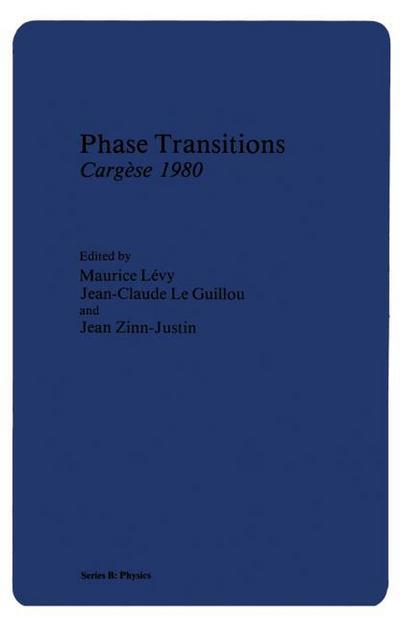 Phase Transitions Cargèse 1980