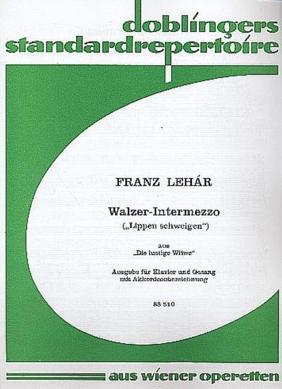 Lippen schweigenfür Gesang und Klavier