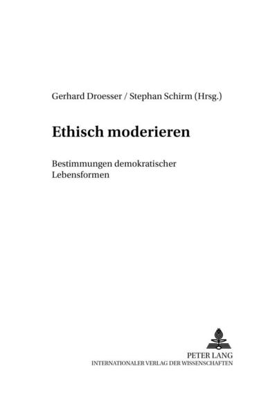 Ethisch moderieren