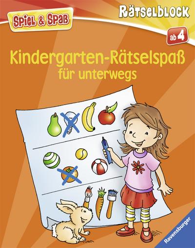 Kindergarten-Rätselspaß für unterwegs