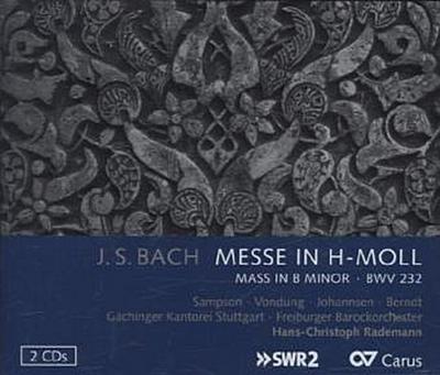H-Moll Messe BWV 232 (Dresdner Stimmen), 2 Audio-CDs