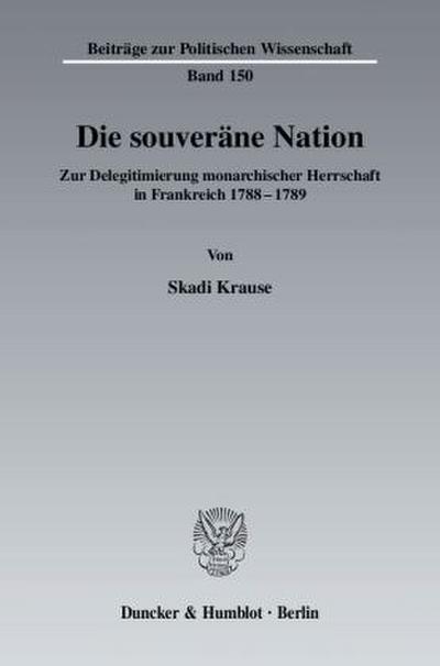 Die souveräne Nation.
