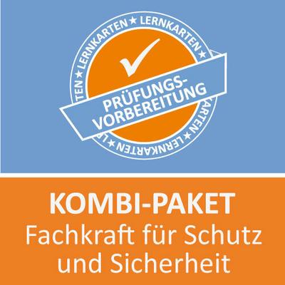 Kombi-Paket Fachkraft für Schutz und Sicherheit Lernkarten: Erfolgreiche Prüfungsvorbereitung auf die Abschlussprüfung