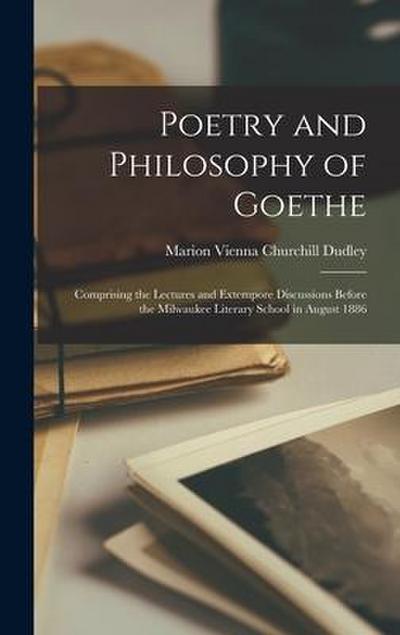 Poetry and Philosophy of Goethe