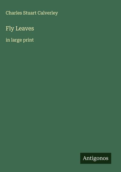 Fly Leaves