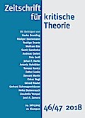 Zeitschrift für kritische Theorie / Zeitschrift für kritische Theorie, Heft 46/47