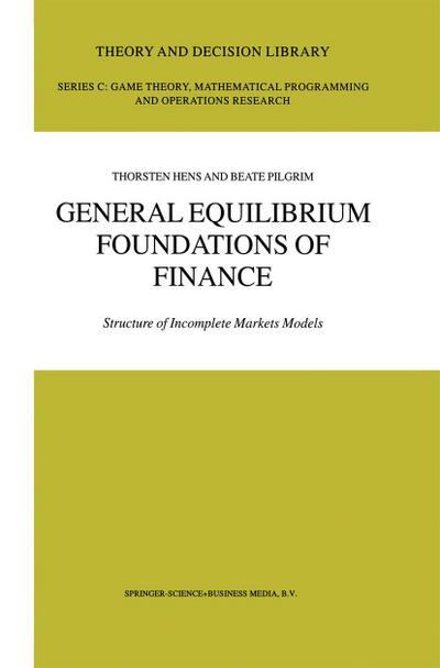General Equilibrium Foundations of Finance