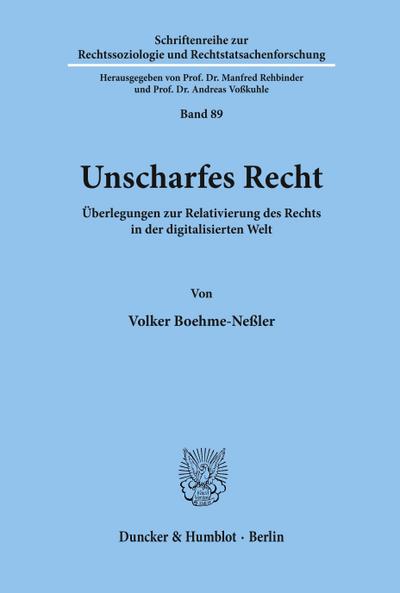 Unscharfes Recht.