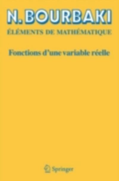 Fonctions d’une variable réelle