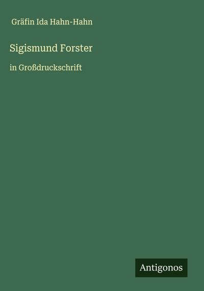 Sigismund Forster