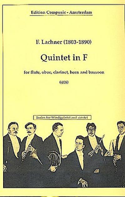 Quintet F major no.1 for flute,oboe, clarinet, horn, bassoon