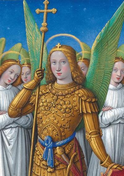 Carnet Ligné Heures Anne de Bretagne, Ange En Armure