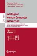 Intelligent Human Computer Interaction