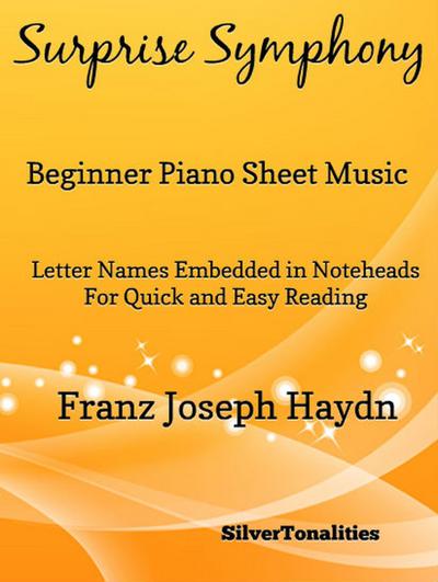 Surprise Symphony Beginner Piano Sheet Music