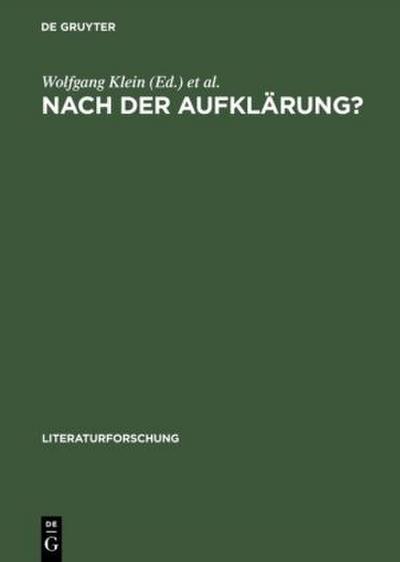 Nach der Aufklärung?