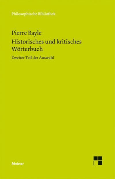 Historisches und kritisches Wörterbuch. Bd.2