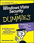 Windows Vista Security For Dummies