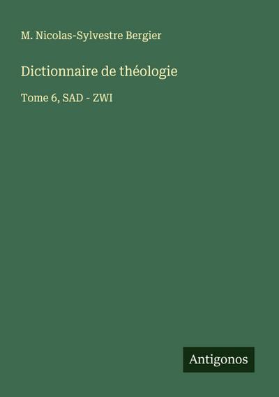 Dictionnaire de théologie