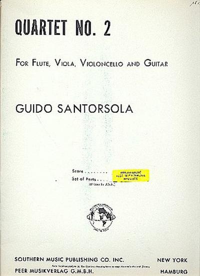 Quartet no.2 for flute, viola, violoncello and guitar