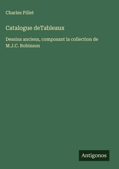 Catalogue deTableaux