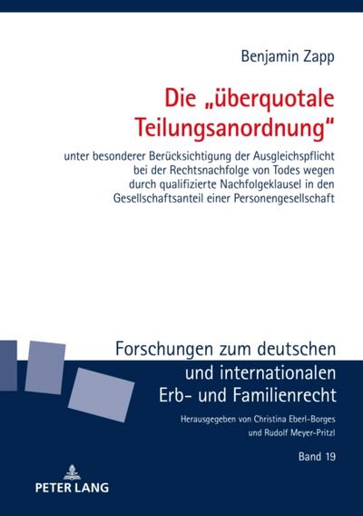 Die „ueberquotale Teilungsanordnung“