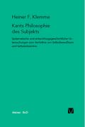 Kants Philosophie des Subjekts