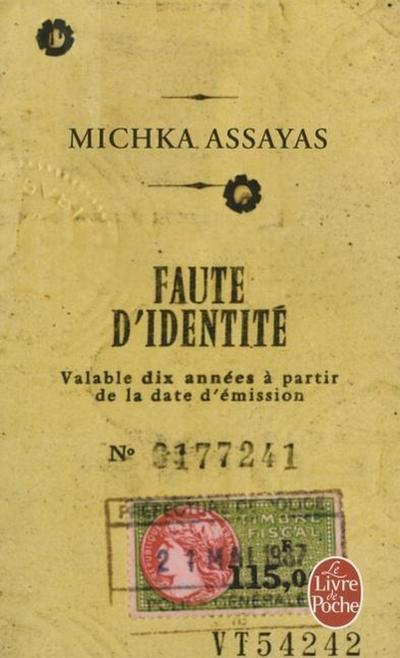 Faute d’identité