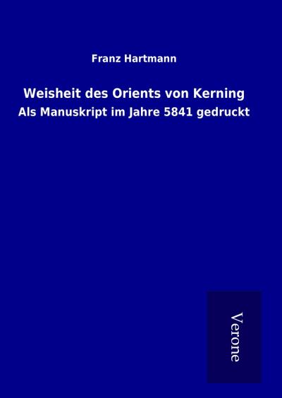 Weisheit des Orients von Kerning