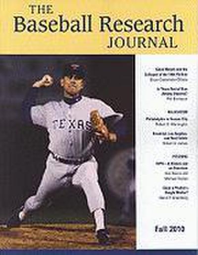 Baseball Research Journal (Brj), Volume 39 #2