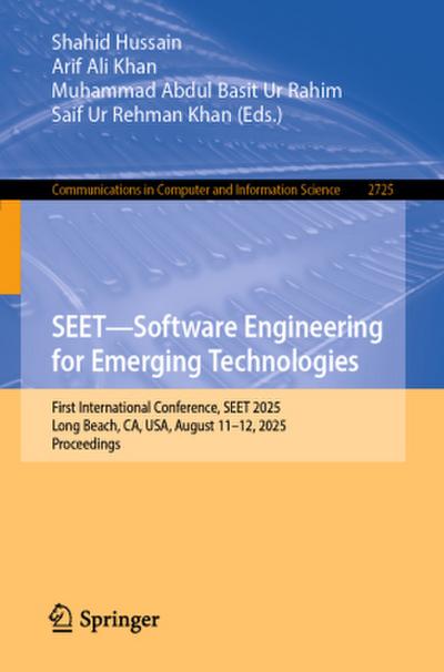 SEET-Software Engineering for Emerging Technologies