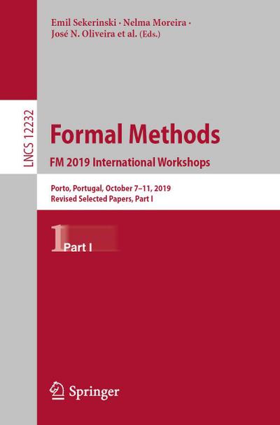 Formal Methods. FM 2019 International Workshops