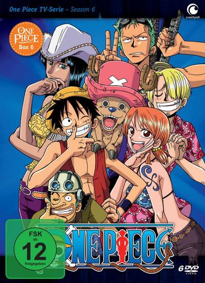 One Piece BOX #6 (DVD)  TV-Serie  6Disc, Ep.: 163-195, Neuauflage