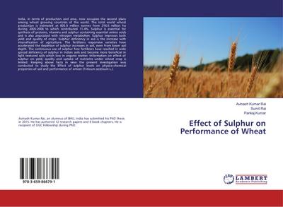 Effect of Sulphur on Performance of Wheat