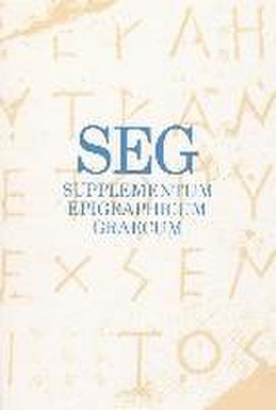Supplementum Epigraphicum Graecum, Volume XL (1990)