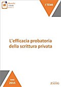 L’efficacia probatoria della scrittura privata