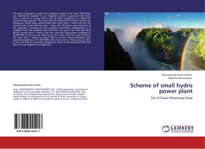 Scheme of small hydro power plant
