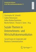 Soziale Themen in Unternehmens- und Wirtschaftskommunikation