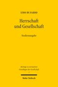 Herrschaft und Gesellschaft
