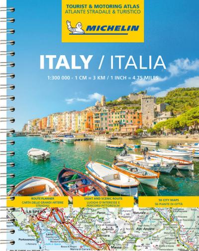 Michelin Straßenatlas Italien mit Spiralbindung