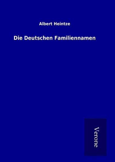 Die Deutschen Familiennamen