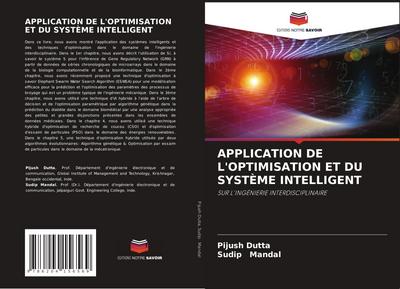 APPLICATION DE L’OPTIMISATION ET DU SYSTÈME INTELLIGENT
