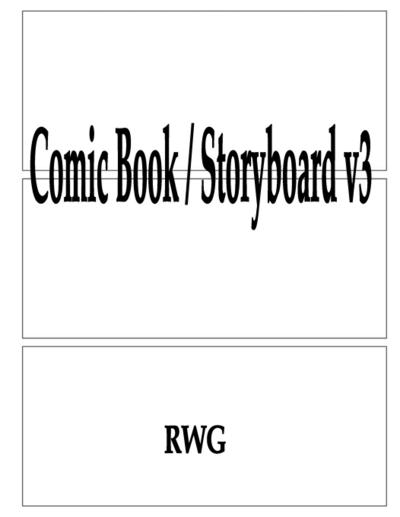 Comic Book / Storyboard v3