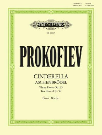 Thirteen pieces from the ballet Cinderella for Piano Op. 95 & Op. 97 für Klavier solo -Aschenbrödel