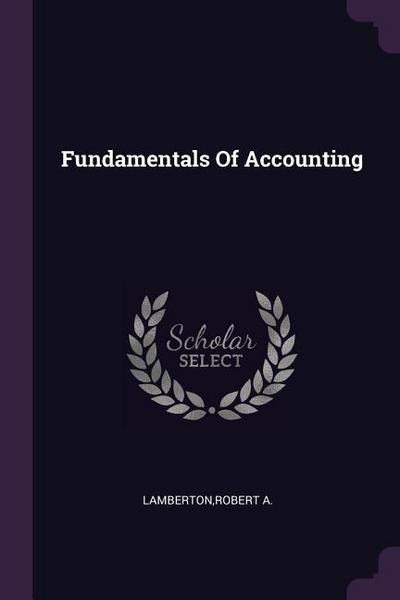 Fundamentals Of Accounting