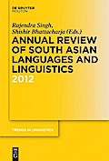 Annual Review of South Asian Languages and Linguistics
