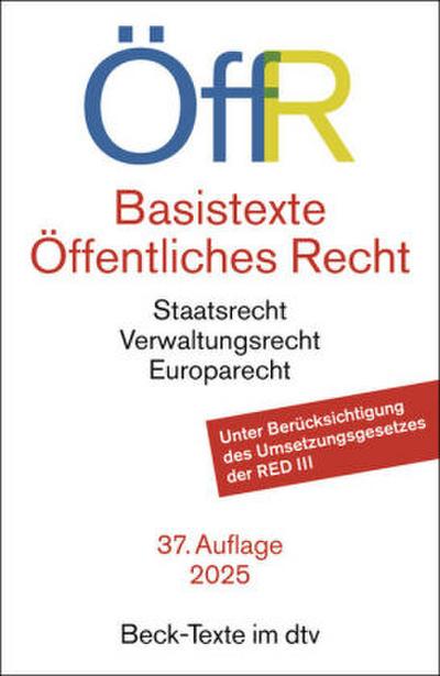 Basistexte Öffentliches Recht. ÖffR
