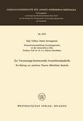 Zur Voraussage kommunaler Investitionsbedarfe