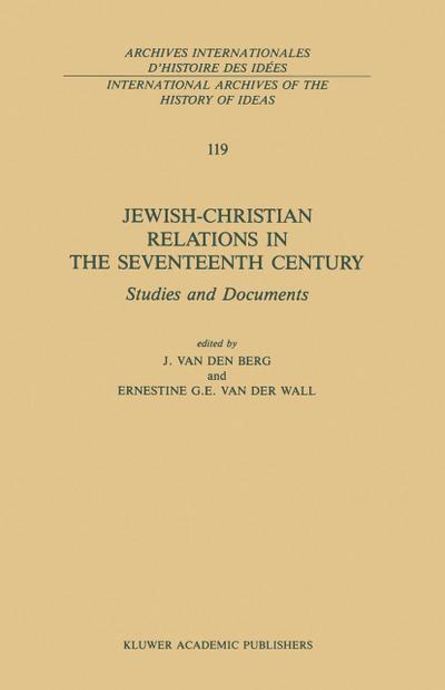 Jewish-Christian Relations in the Seventeenth Century
