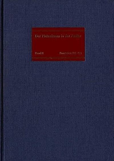 Die philosophische Lehre des Platonismus [1]