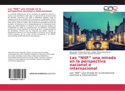 Las "NIIF" una mirada en la perspectiva nacional e internacional